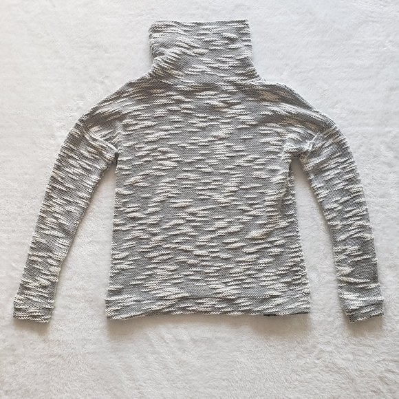 CONVERSE One Star Cowl Neck Pullover Sweater Side Zip SZ XS - Picture 4 of 14